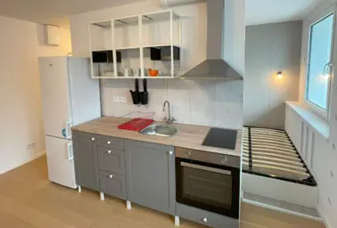 Rekonstrukce bytu s kuchyní na míru