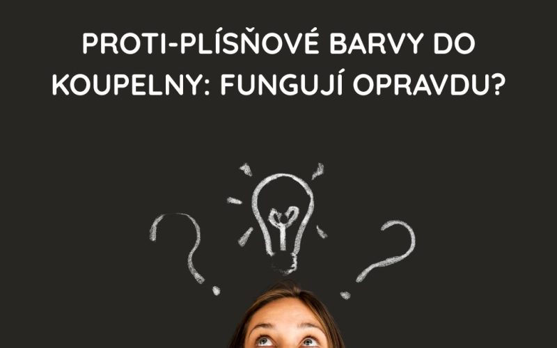 Proti-plísňové barvy do koupelny: fungují opravdu?