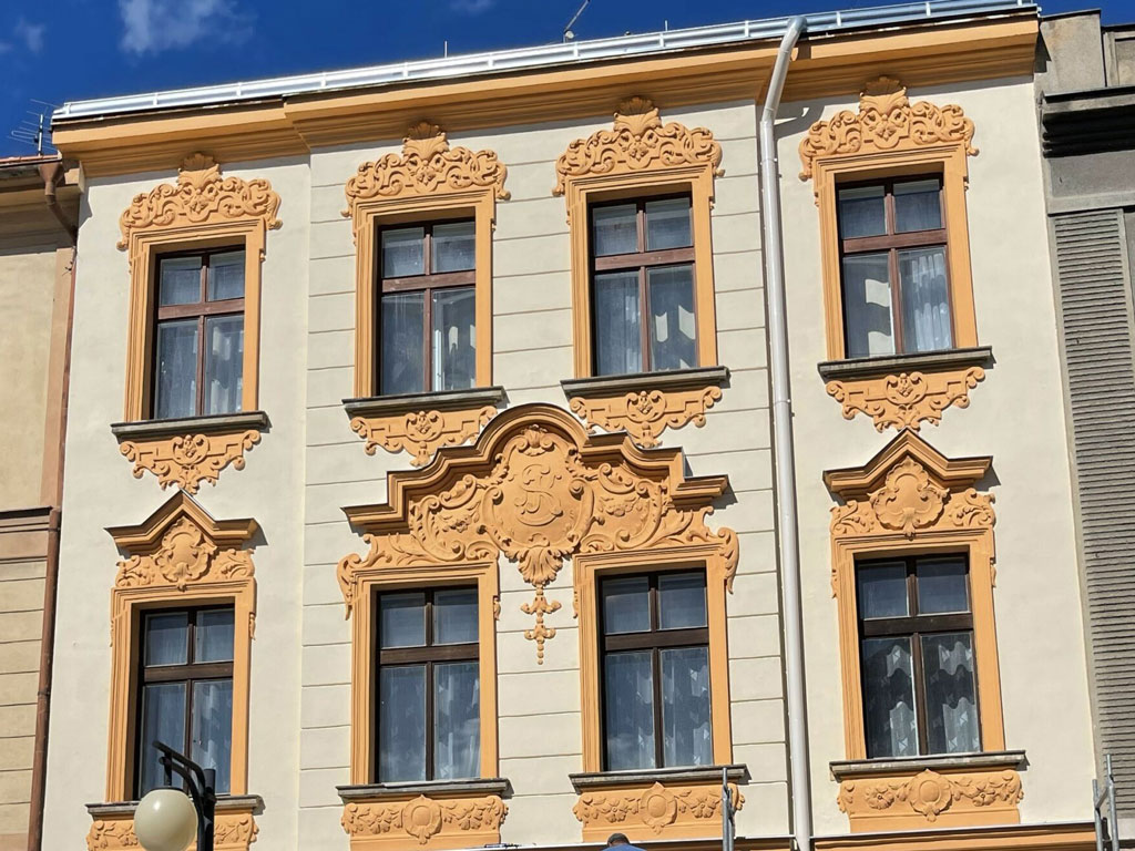 Po Oprava fasády město Kutná Hora