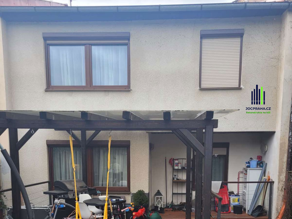 Před Oprava fasády obec Sázava